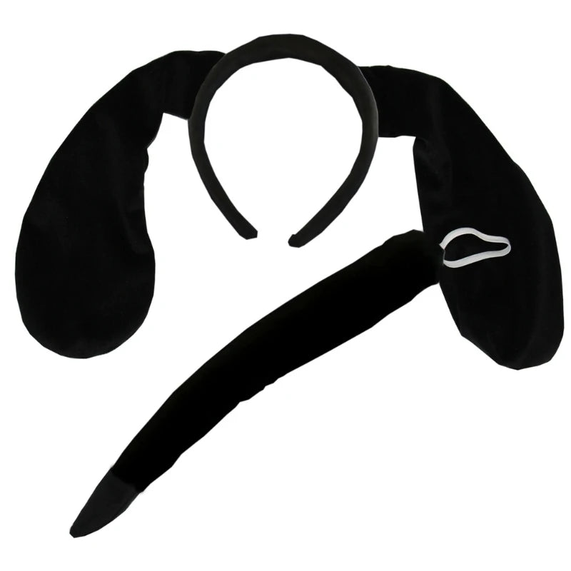 Plush Bunny Ears Headband