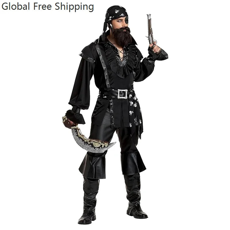 Medieval Pirate Captain Costume
