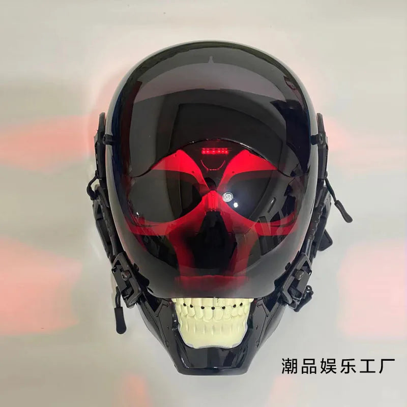 Cyberpunk LED Skull Mask