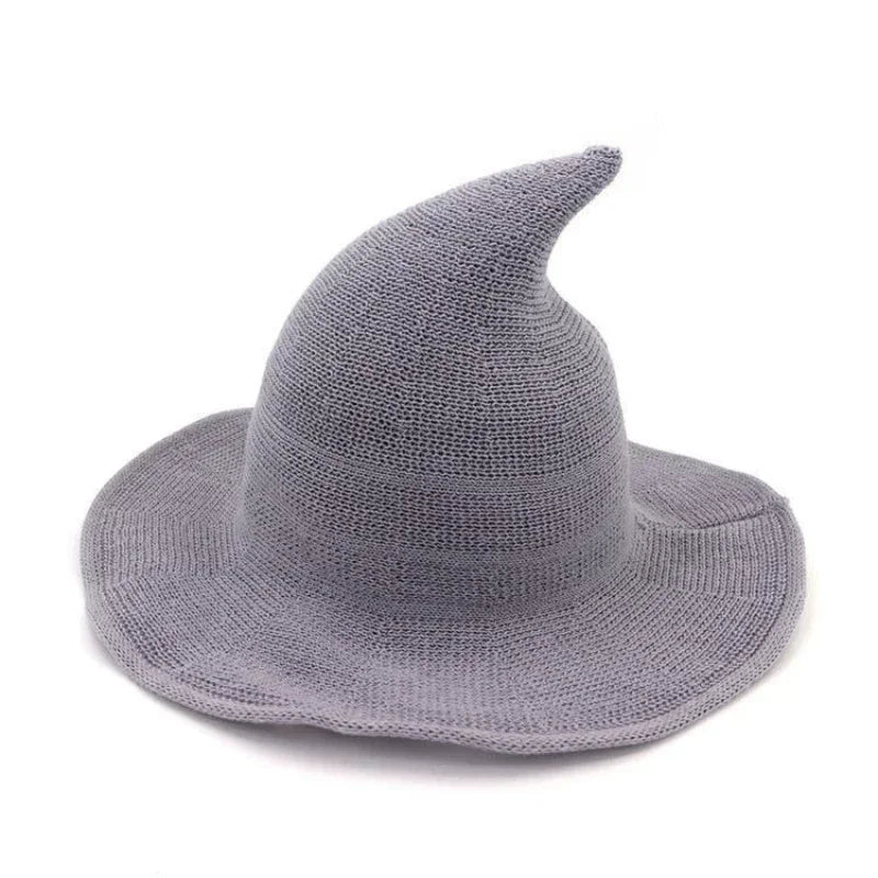 Vintage Wool Knit Witch Hat