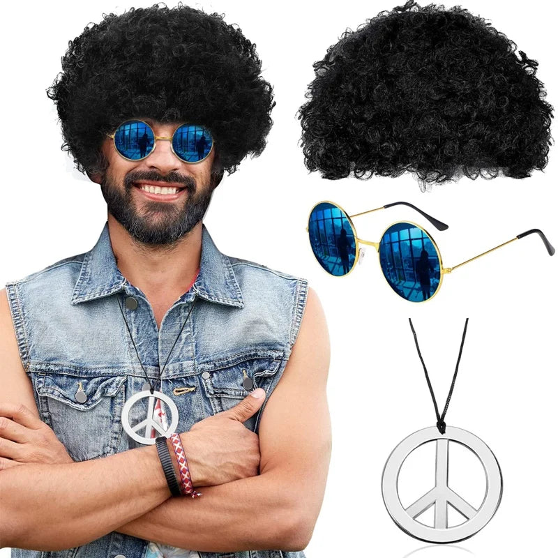 Afro Curly Wig Set