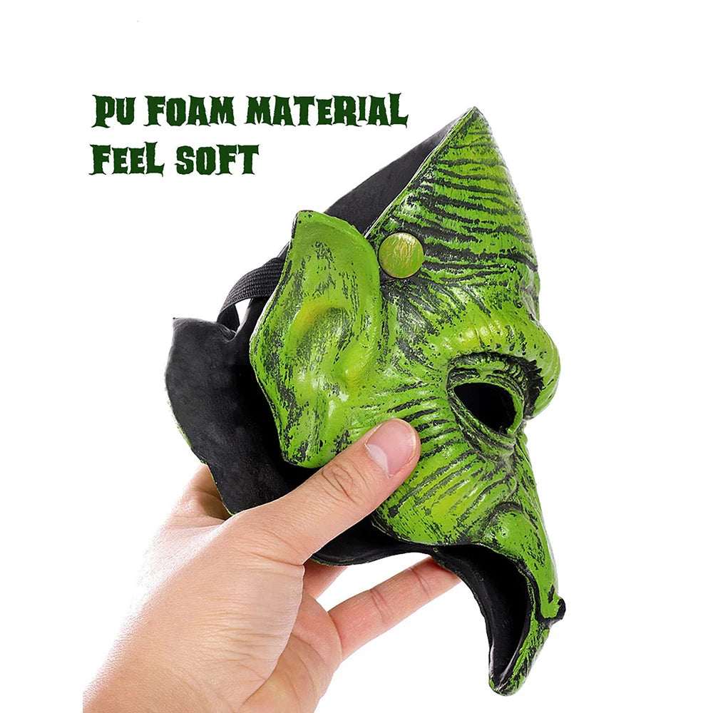 Old Witch Goblin Mask