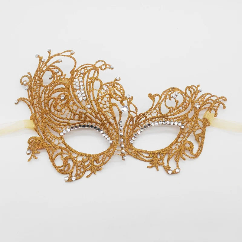 Gold Carnival Masquerade Mask