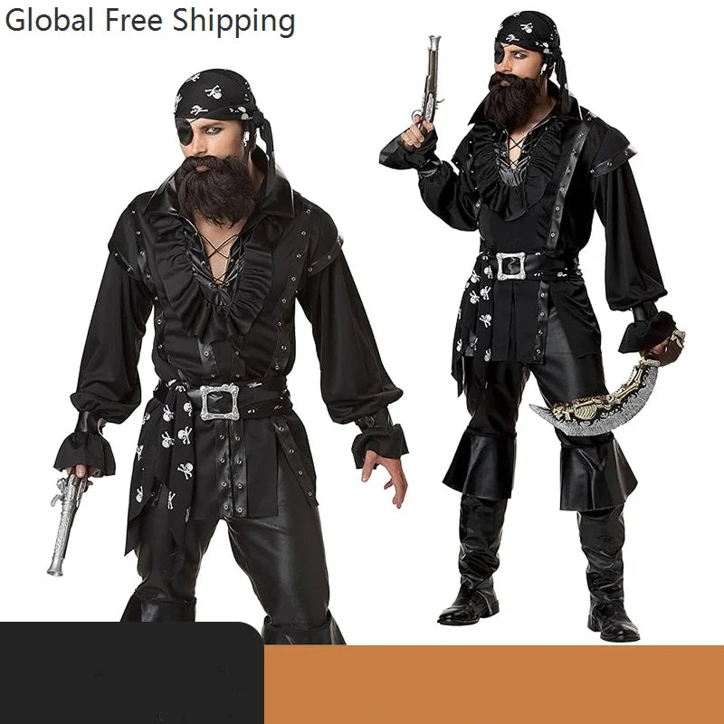 Medieval Pirate Captain Costume