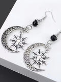Moon & Sun Pentagram Earrings