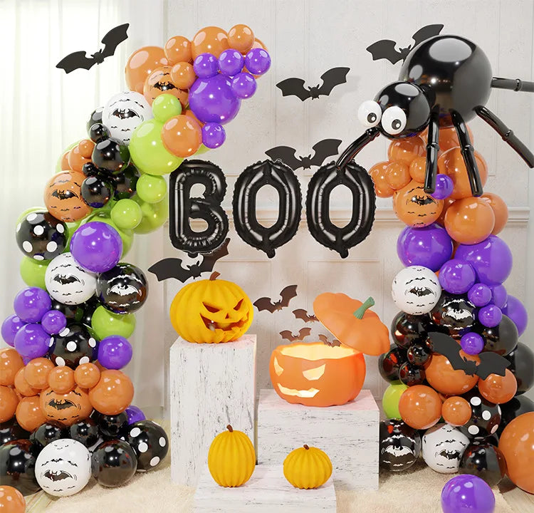 Bat Balloon Garland — Pumpkin Bottles