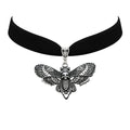 Moth Filigree Bat Choker