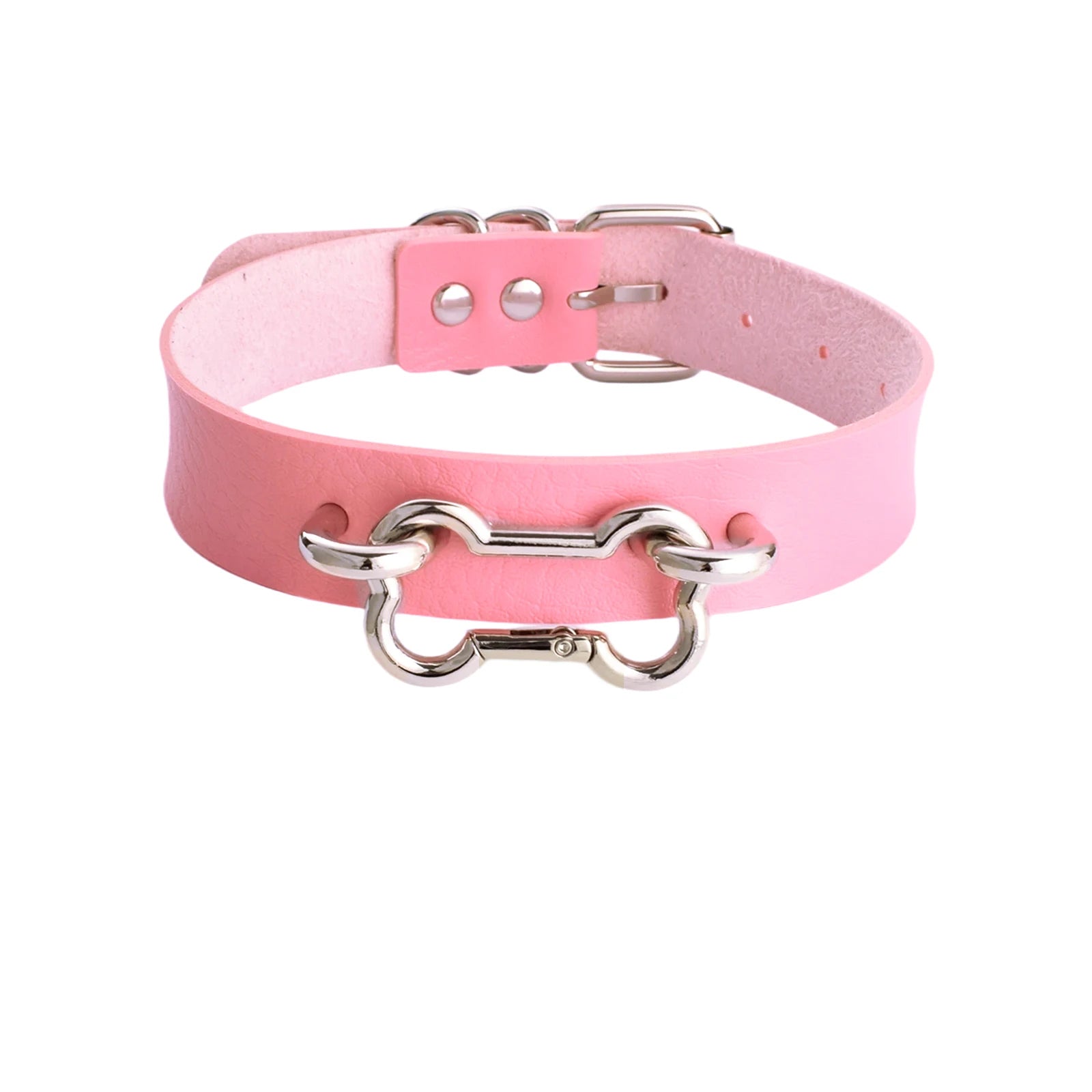Bone Collar Leather Choker