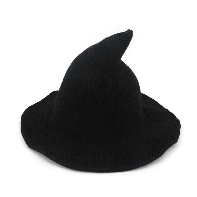 Vintage Wool Knit Witch Hat