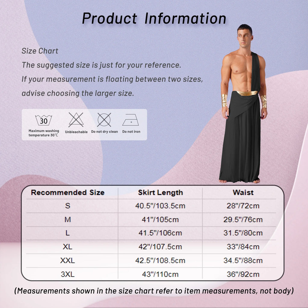 Greek God Toga Costume