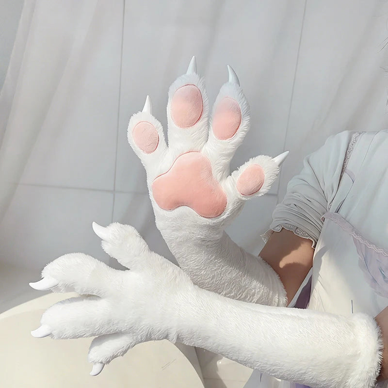 Plush Fursuit Claw Gloves