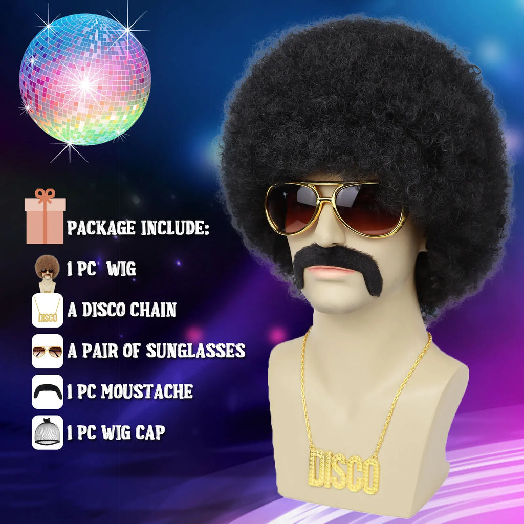 Men's Rocker Afro Wig