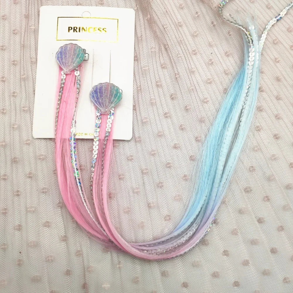 Kids Mermaid Wig & Hairpins