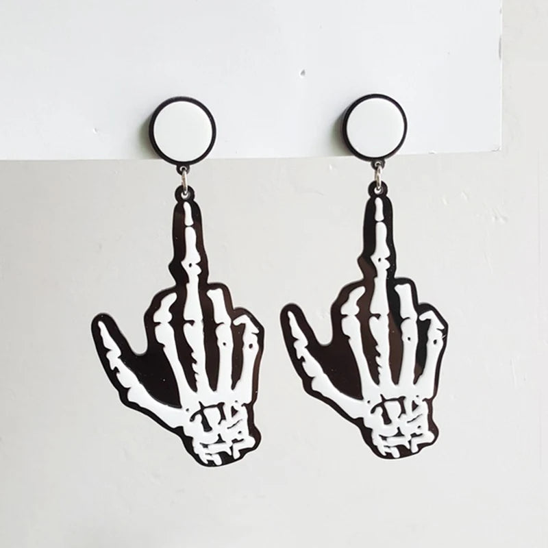 Hip Hop Halloween Earrings