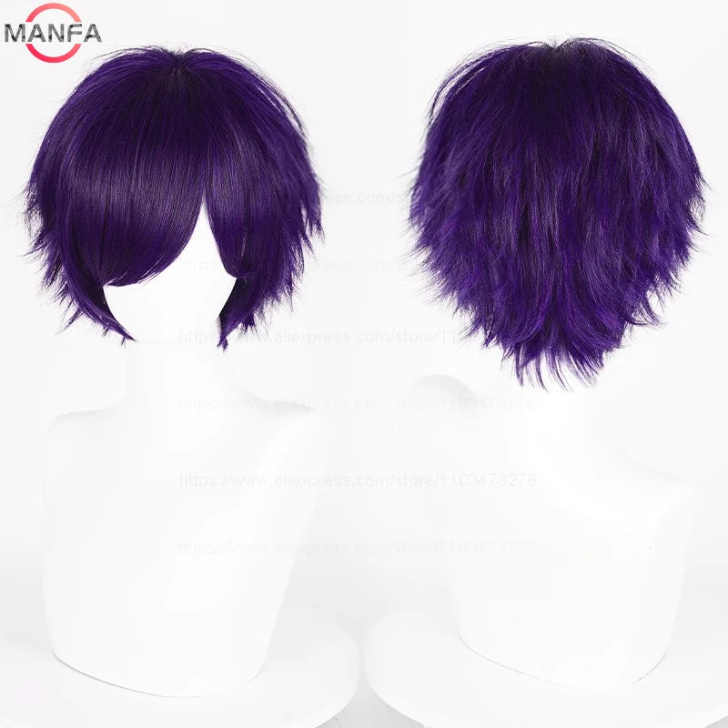 Short Black Anime Wig