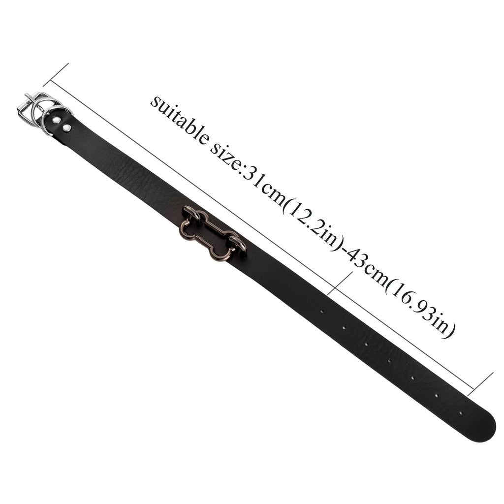 Bone Collar Leather Choker