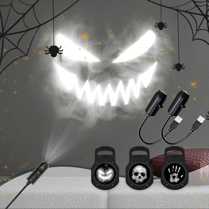 USB Skull Projector Light