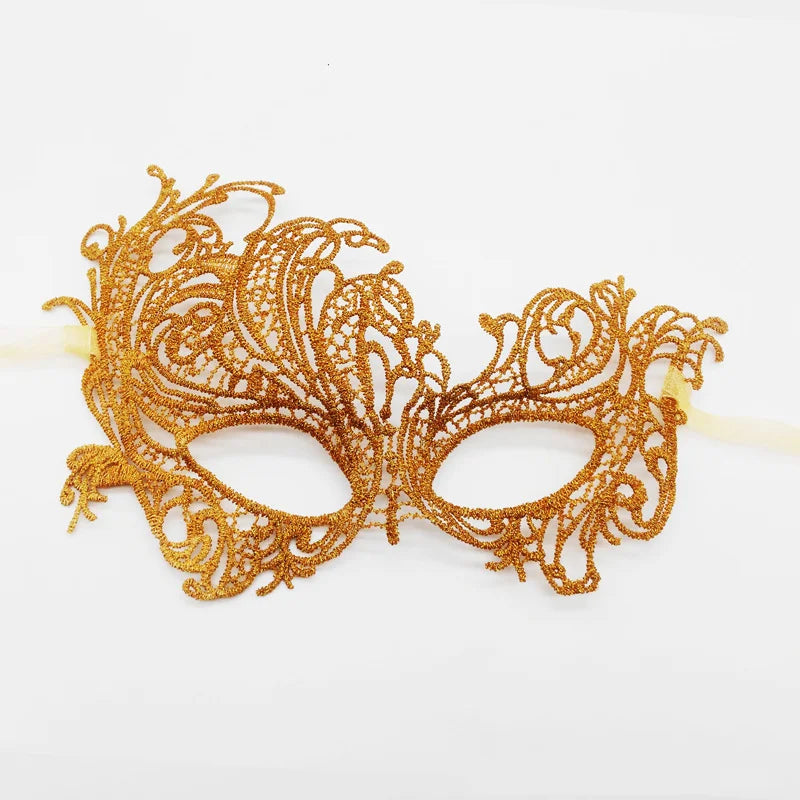 Gold Carnival Masquerade Mask