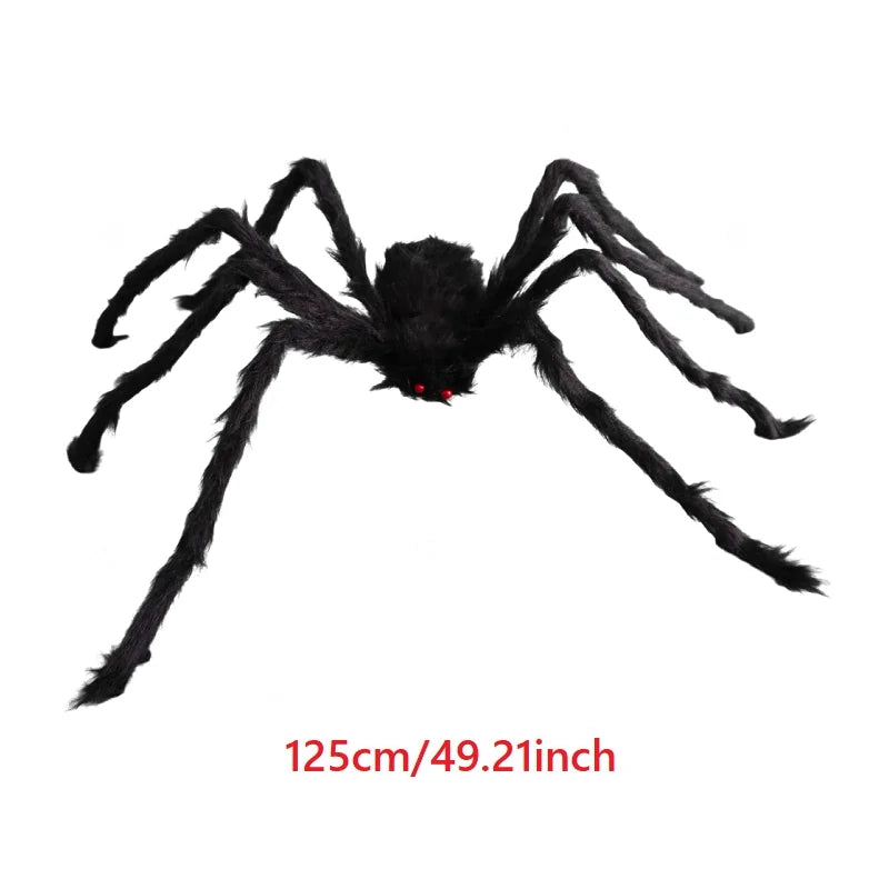 Giant Black Plush Spider