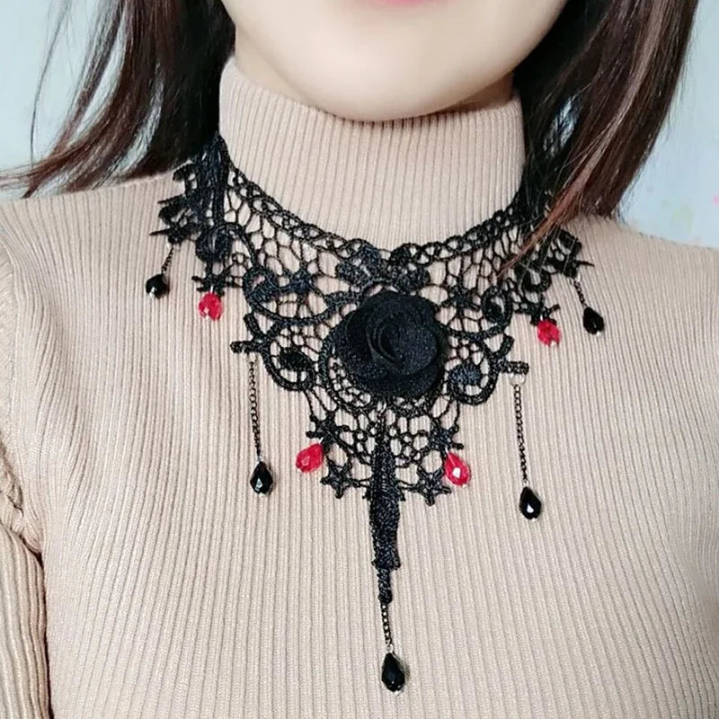 Black Lace Choker