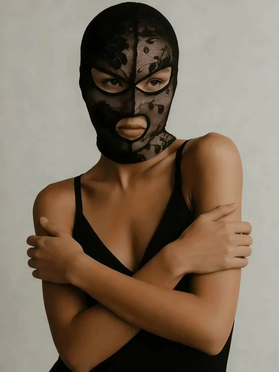 Gothic Lace Venetian Mask