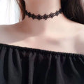 Black Tattoo-Lace Choker
