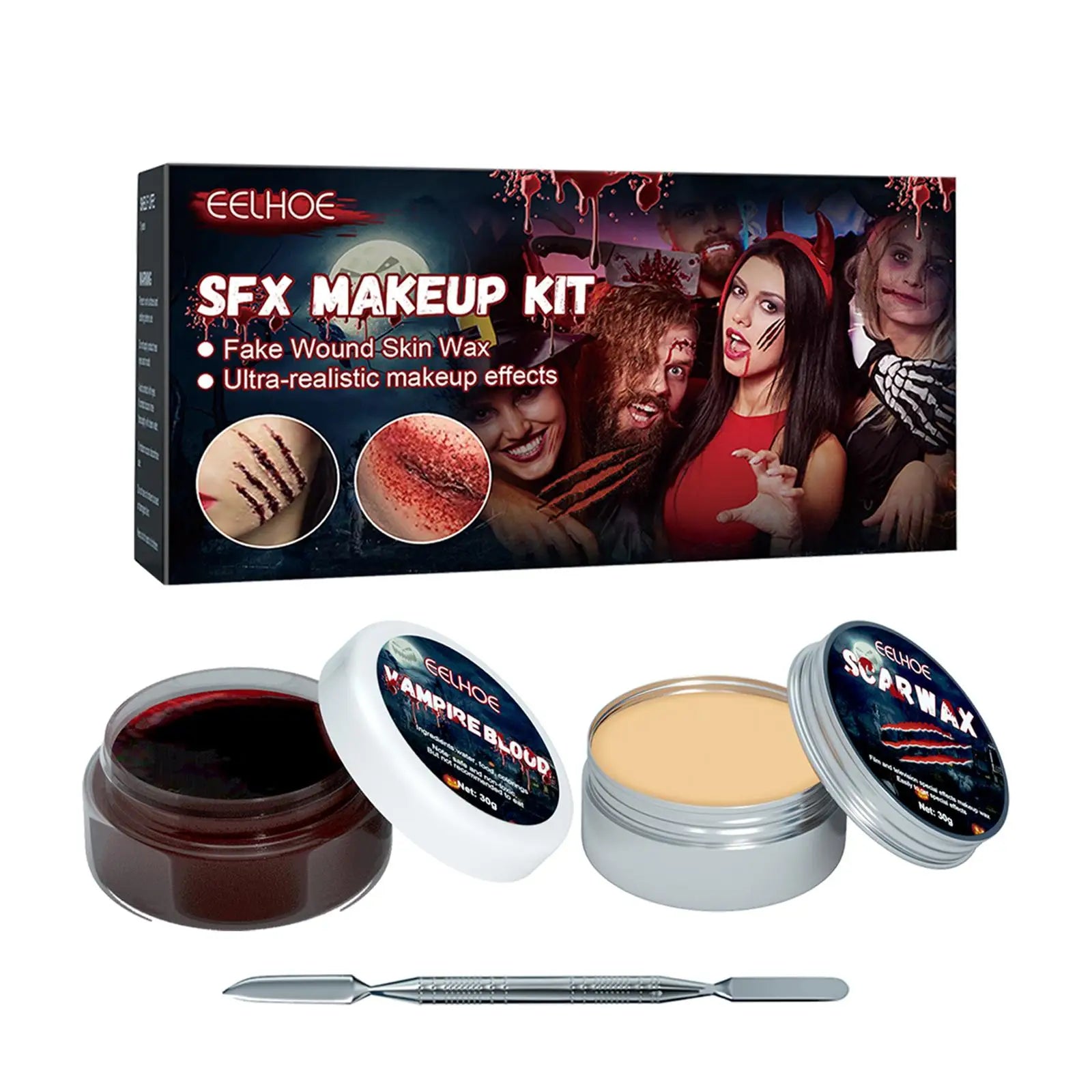 Fake Wound & Scar Makeup Kit