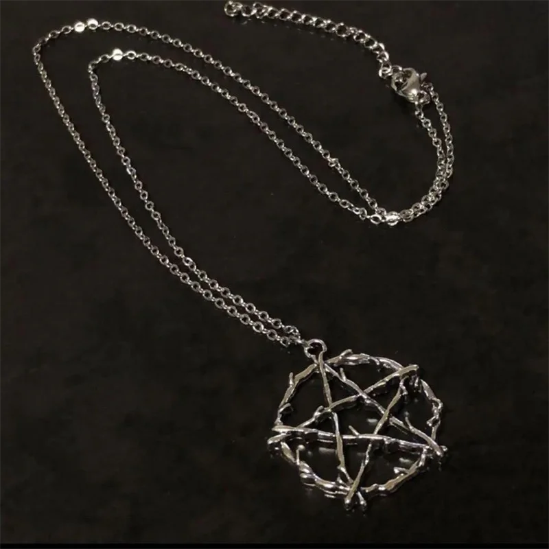 Grunge Pentagram Necklace