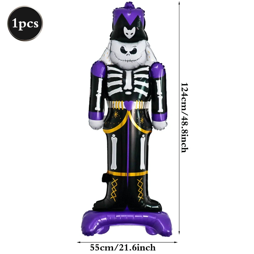 Purple Skeleton Guard Balloon