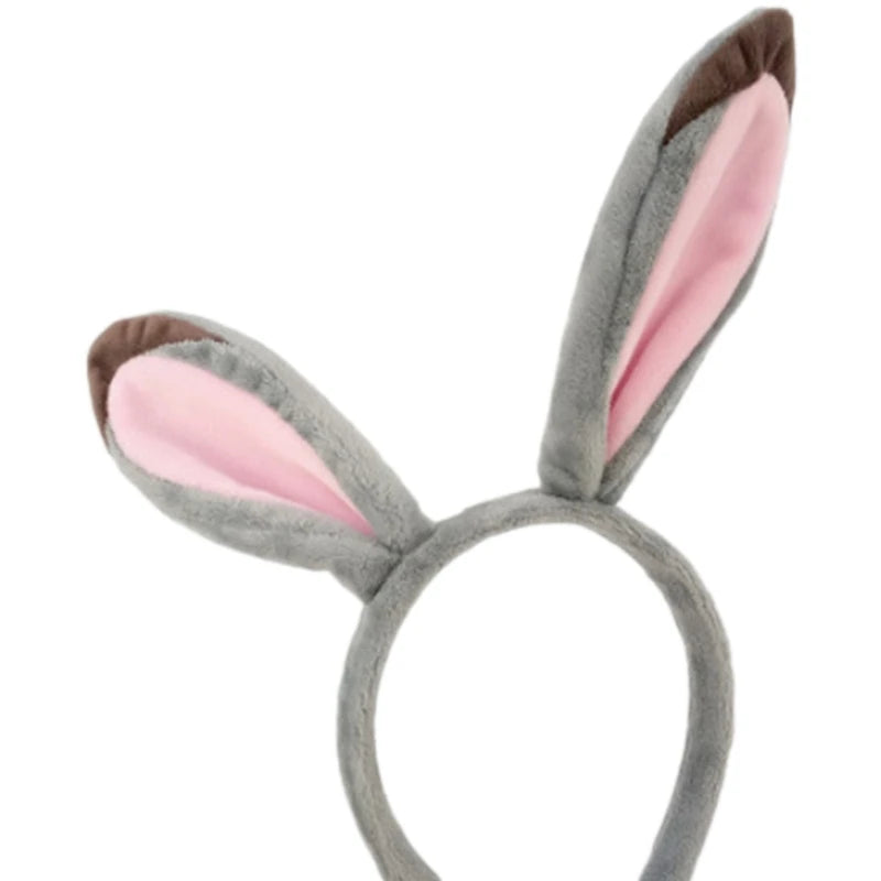 Plush Bunny Ears Headband