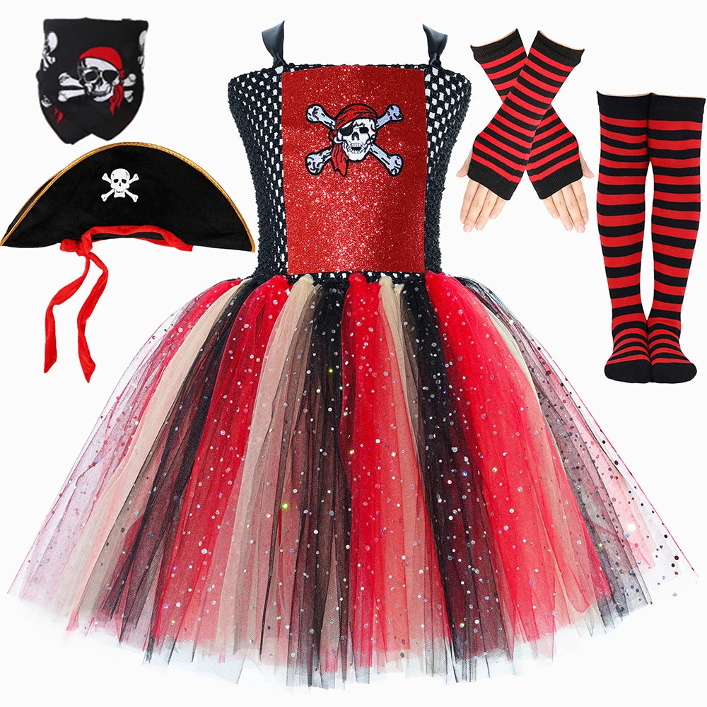 Girls Pirate Tutu Dress