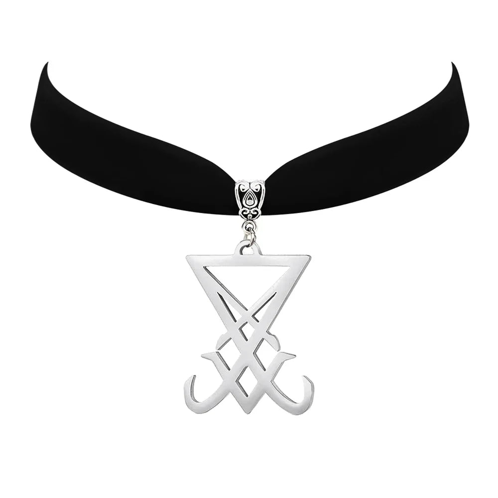 Pentagram Sigil Choker