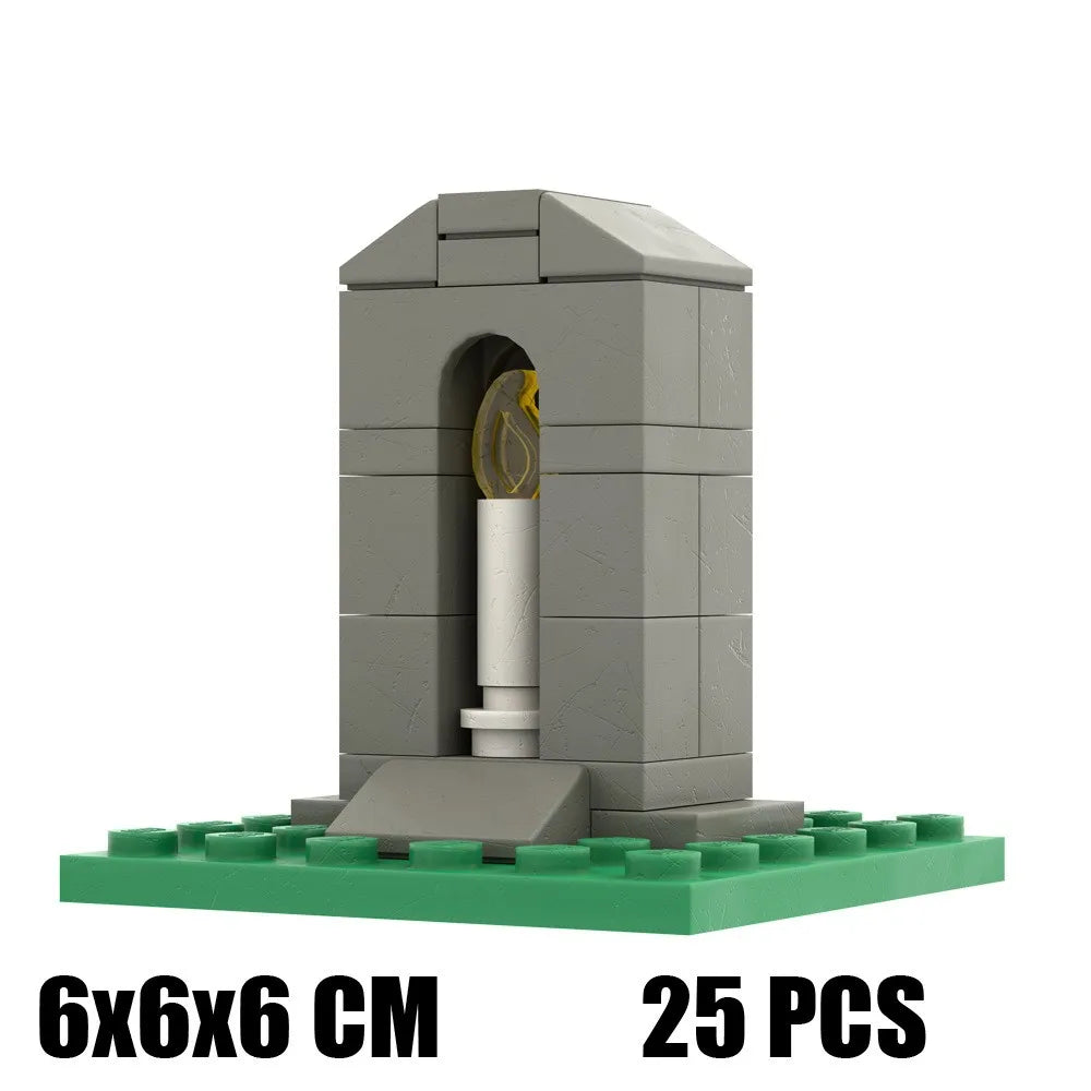Hell Cemetery Model Building Blocks