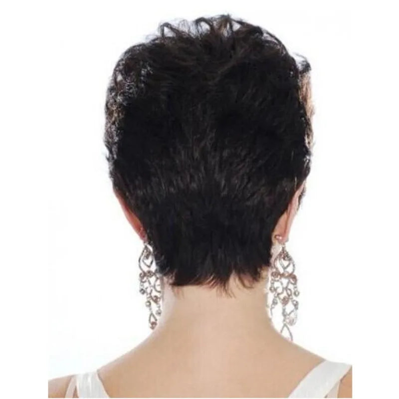Grandma Grey Short Wig