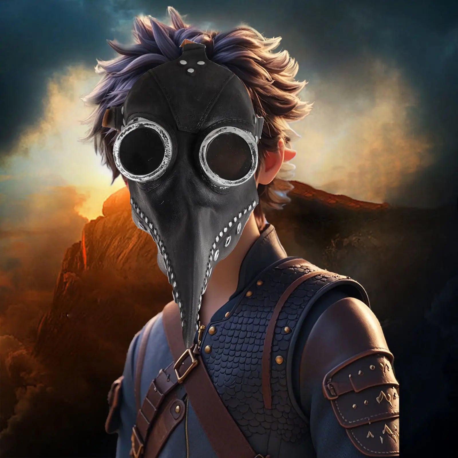 Retro Plague Doctor Mask