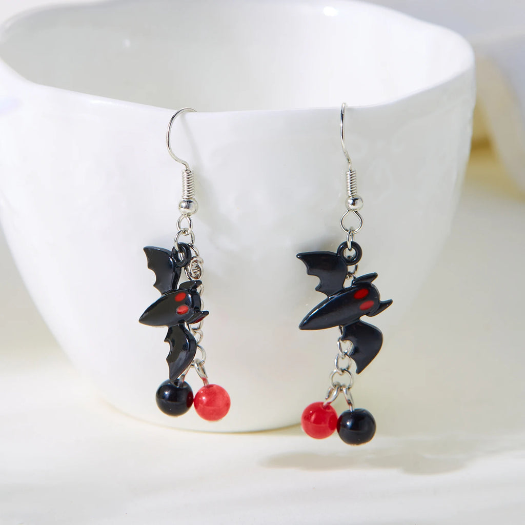 Ghost Dangle Stud Earrings