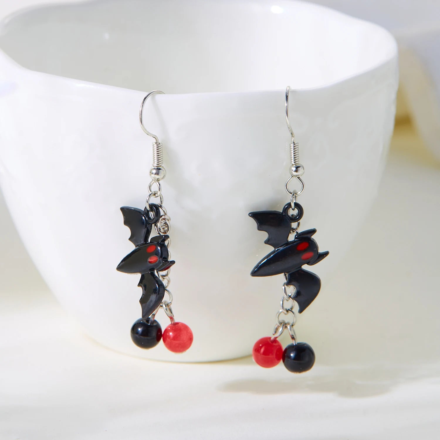 Ghost Dangle Stud Earrings