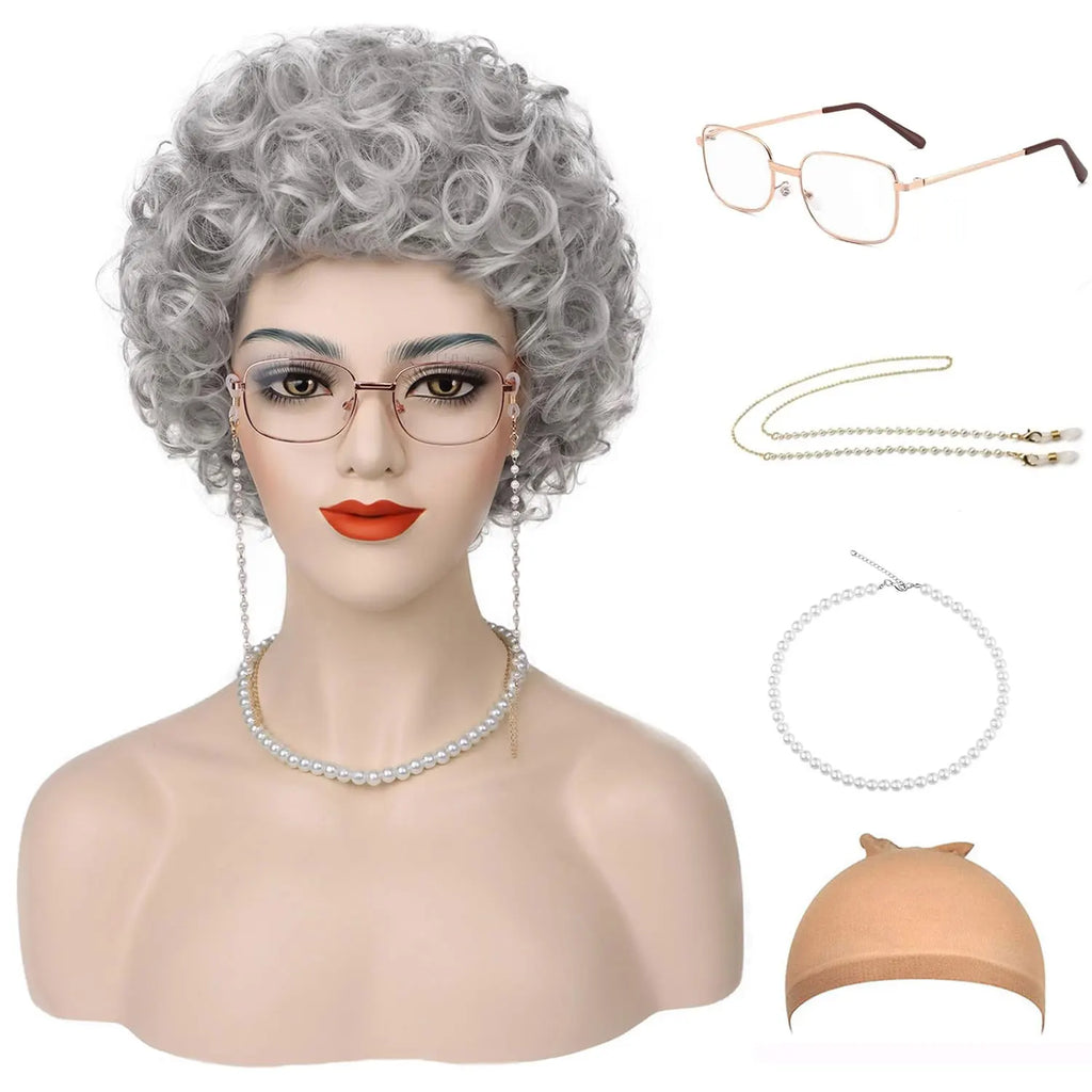 Gray Old Lady Wig