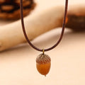 Acorn Cameo Necklace