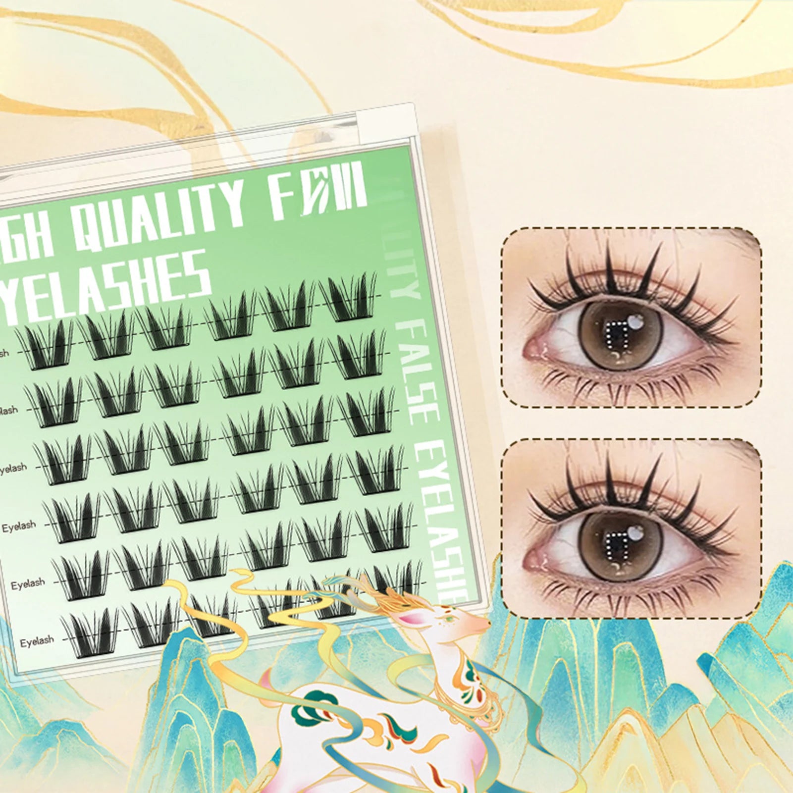 No-Glue Cosplay Eyelashes