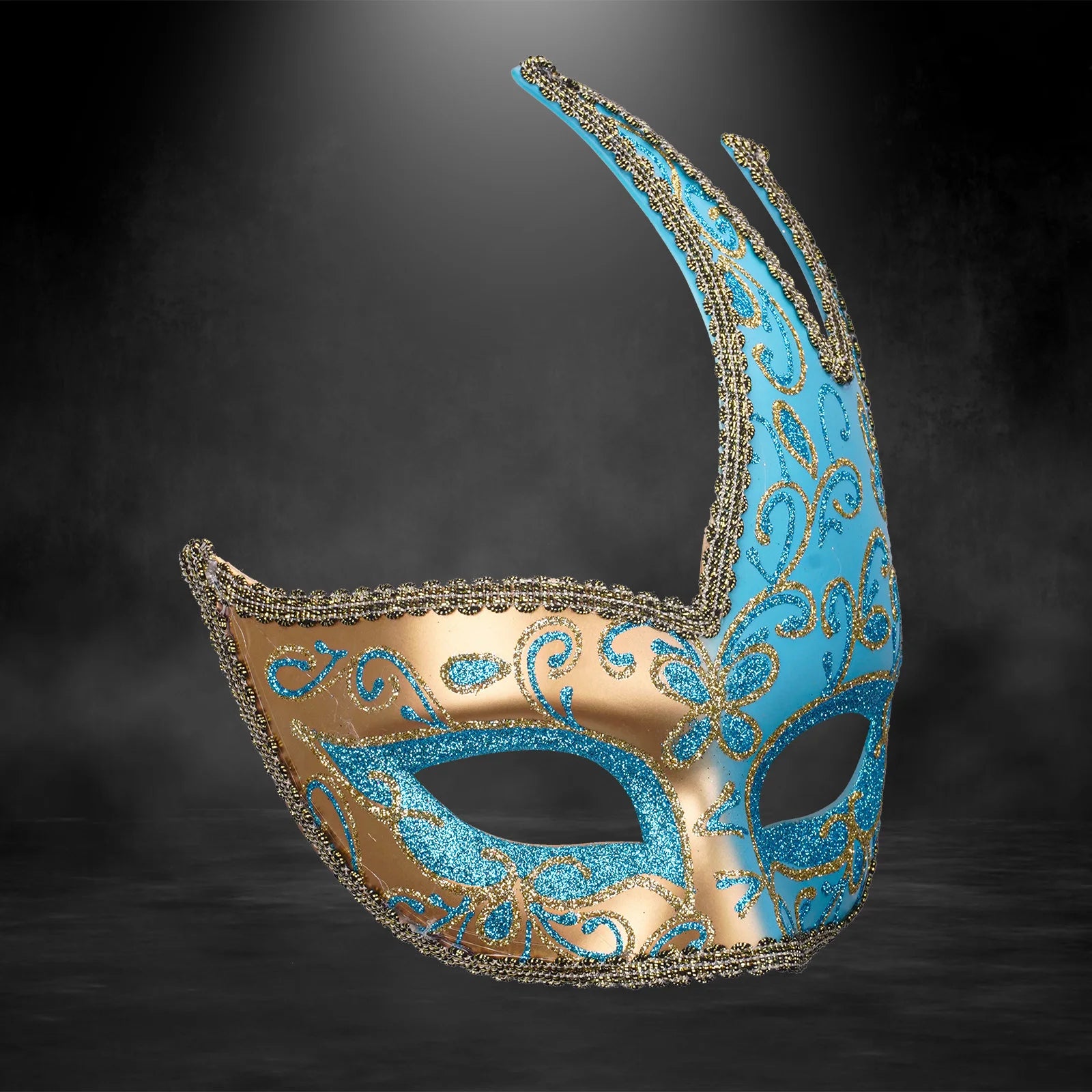 Elegant Venetian Half Mask