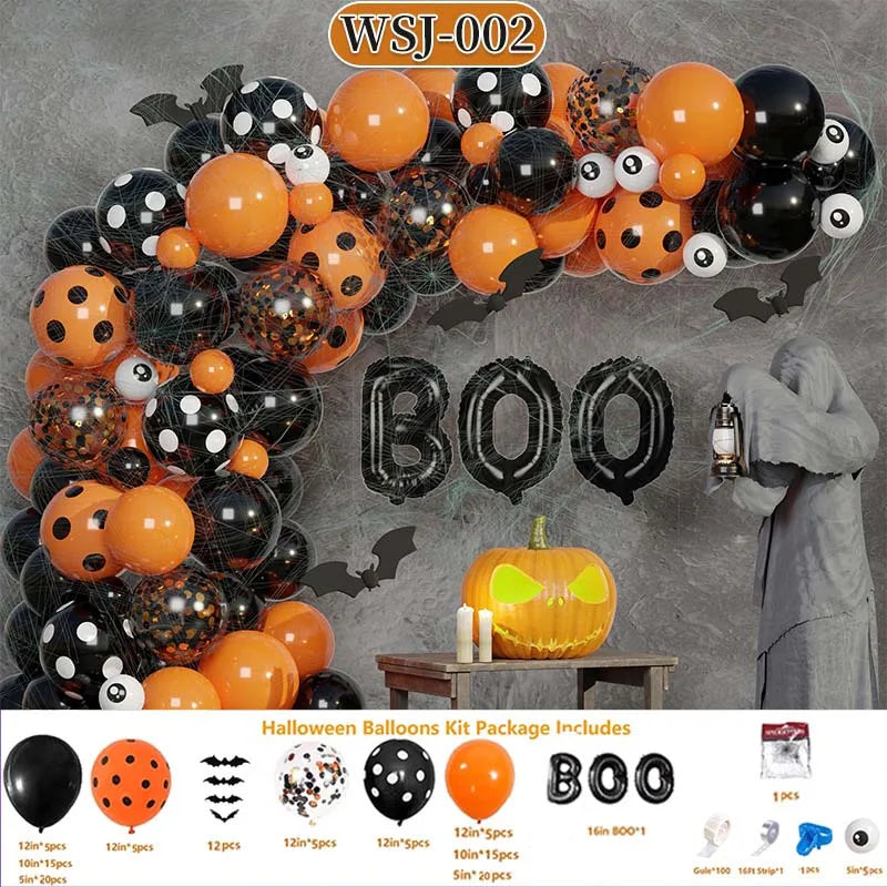 Bat Balloon Garland — Pumpkin Bottles