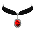 Red Bat Cameo Bat Choker