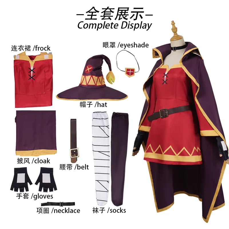 Witch Dress with Purple Cape