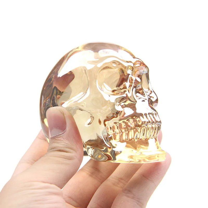 Colorful Crystal Skull Decor