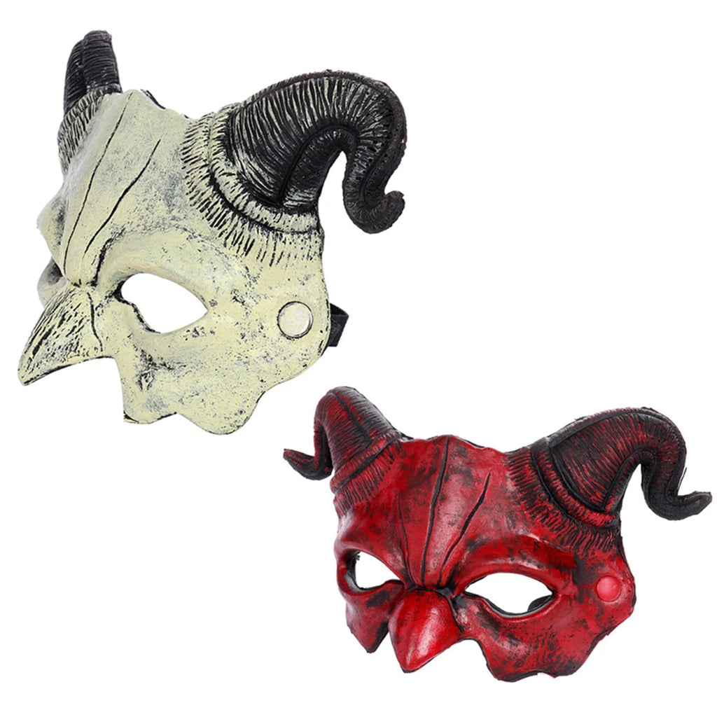 Devil Half Face Mask