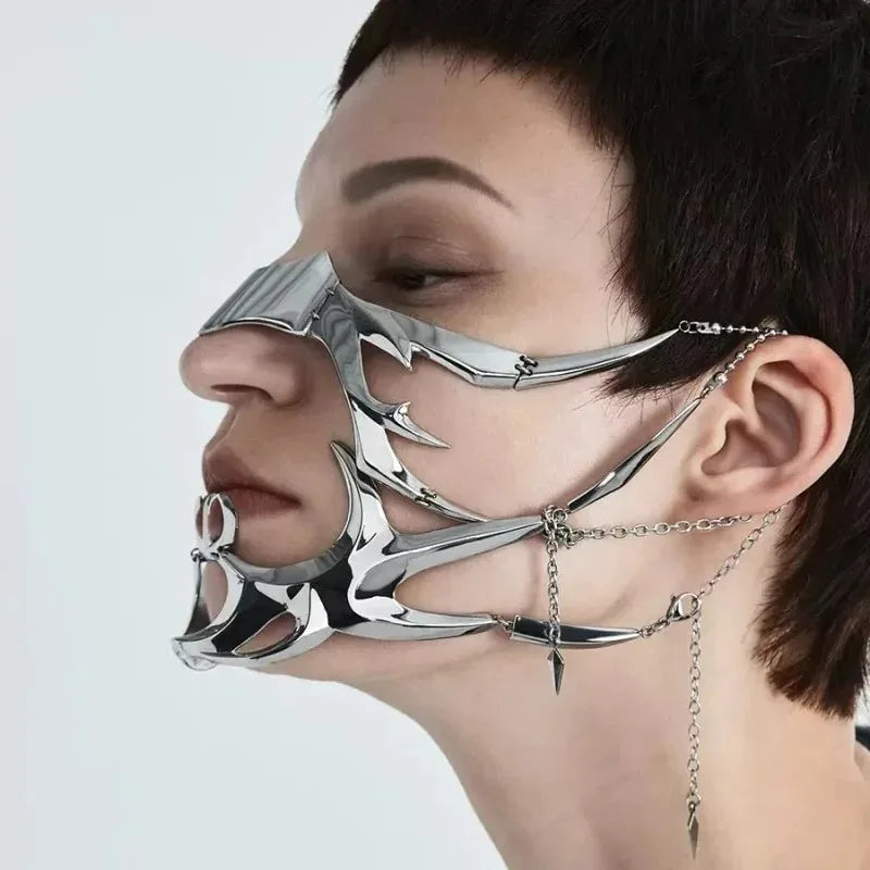Cyberpunk Liquid Gothic Mask