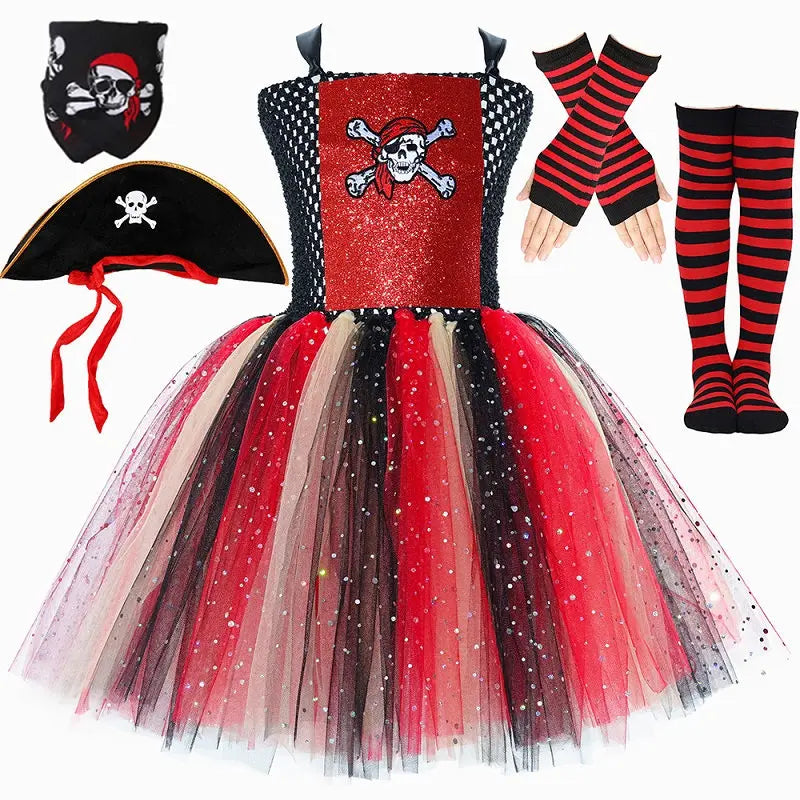 Girls Pirate Tutu Dress