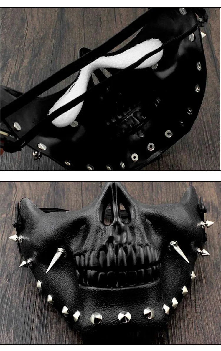 Steampunk Skeletal Spike Mask