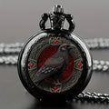Black Raven Pocket Watch